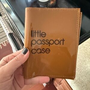 Bloomingdales passport case holder